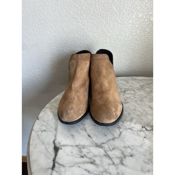 Sorel Lolla Cutout Brown Suede Leather Ankle Boot Women 9 NL2809-224 - Picture 2 of 8